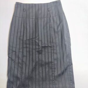 Vintage Worthington Stretch Women’s Size 4 Black Pinstripe Skirt